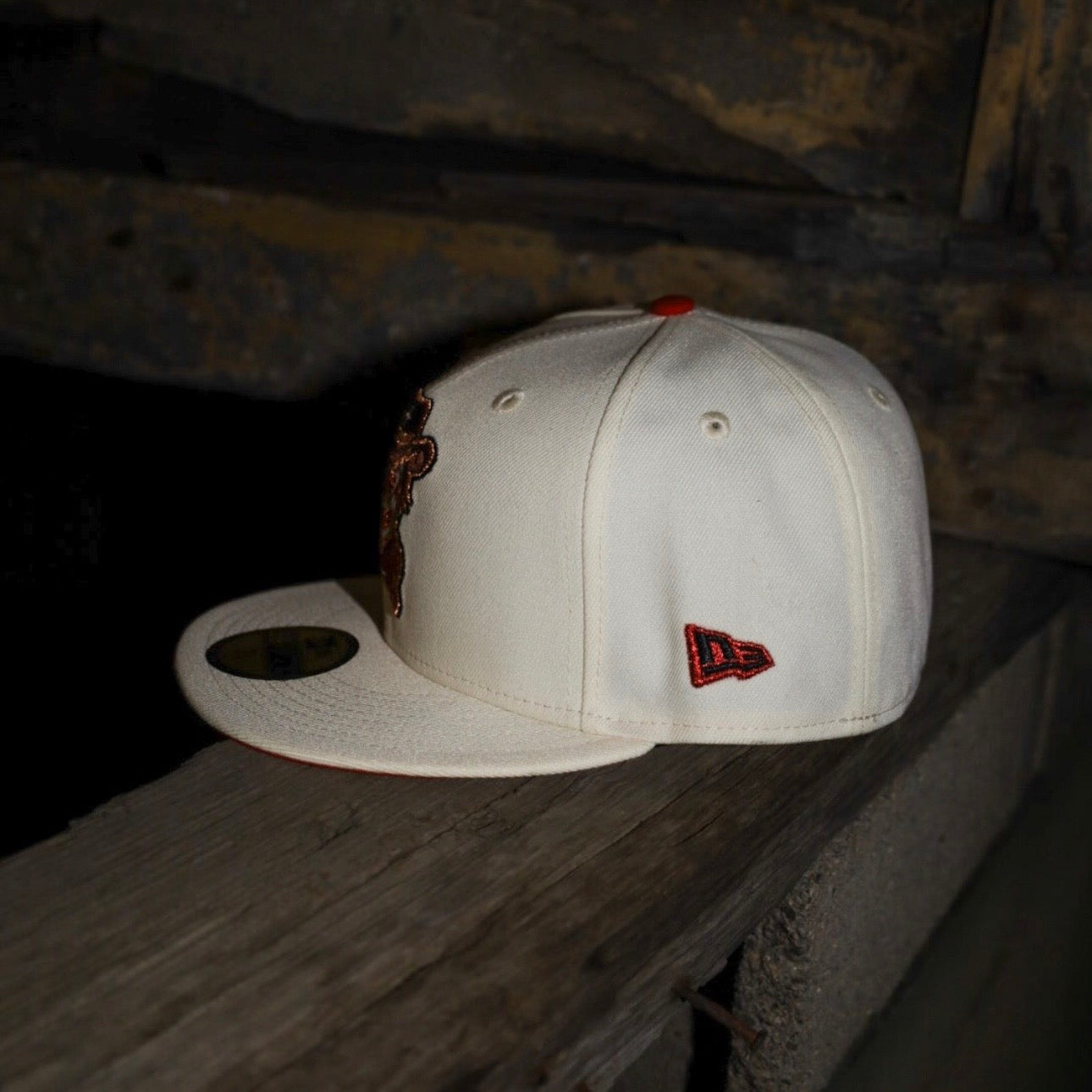 New Era Sugar Land Space Cowboys “Rodeo Clown” Fitted (Off White)