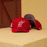 New Era Florida Marlins 2003 World Series 9FIFTY A-Frame Snapback-(Red)
