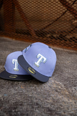 New Era Texas Rangers Final Season Grey UV (Lavender/Graphite) 59Fifty Fitted - New Era