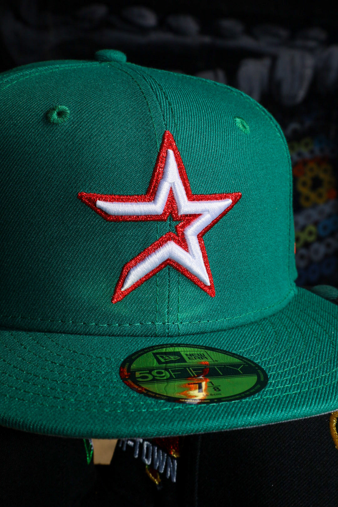 New Era Houston Astros WBC Mexico Side Patch Grey UV 59Fifty Fitted (Black) - ST New Era