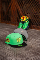 New Era Washington Nationals Stadium Side Patch Grey UV (Weatherman) 59Fifty Fitted - New Era