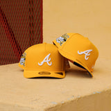New Era Atlanta Braves 30th Season 9FIFTY A-Frame Snapback-(Gold)