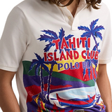 Polo Ralph Lauren Classic Fit Mesh Graphic Polo Shirt (Tahiti Island Club) - Polo Ralph Lauren