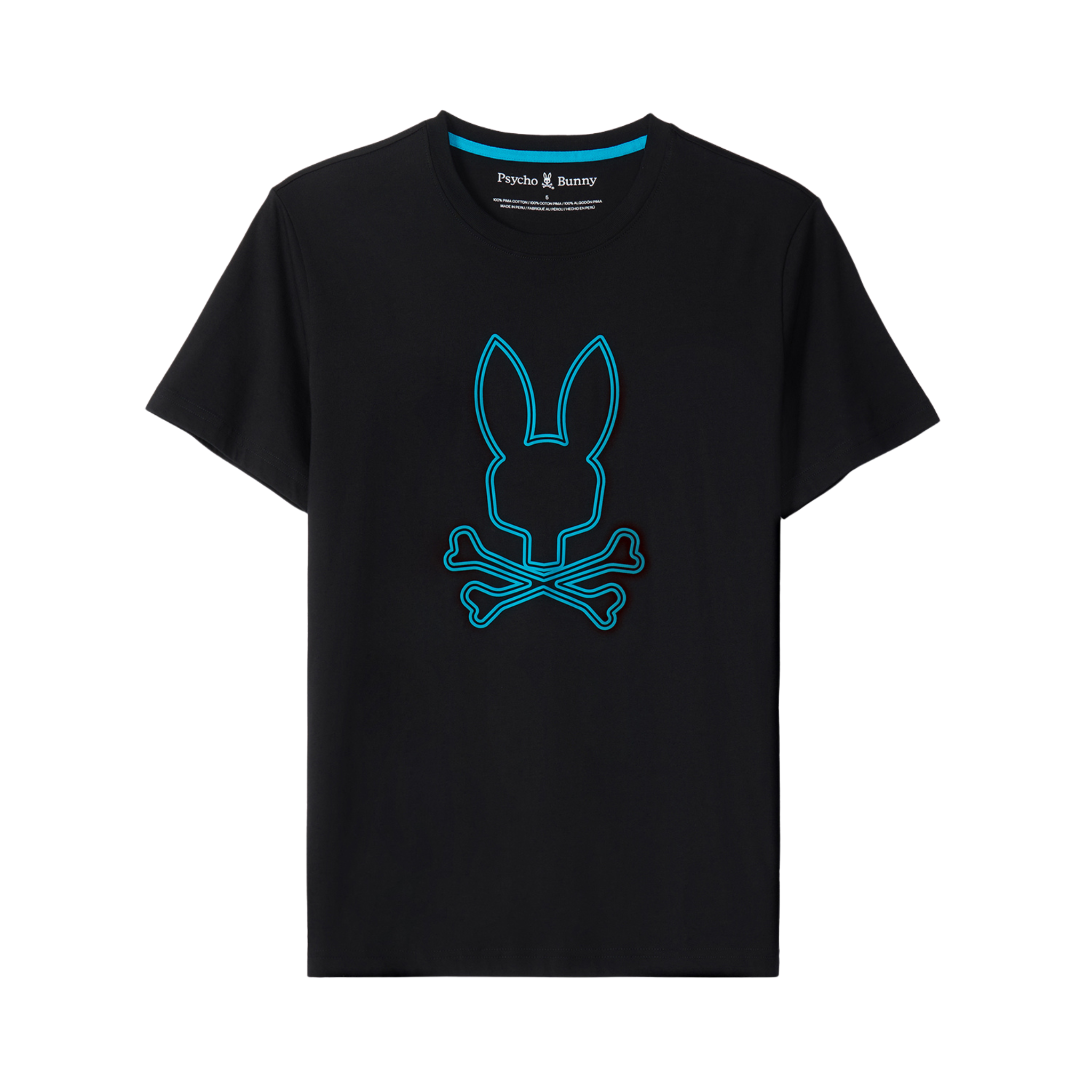 Psycho Bunny Richardson Graphic Tee (Black) - Psycho Bunny