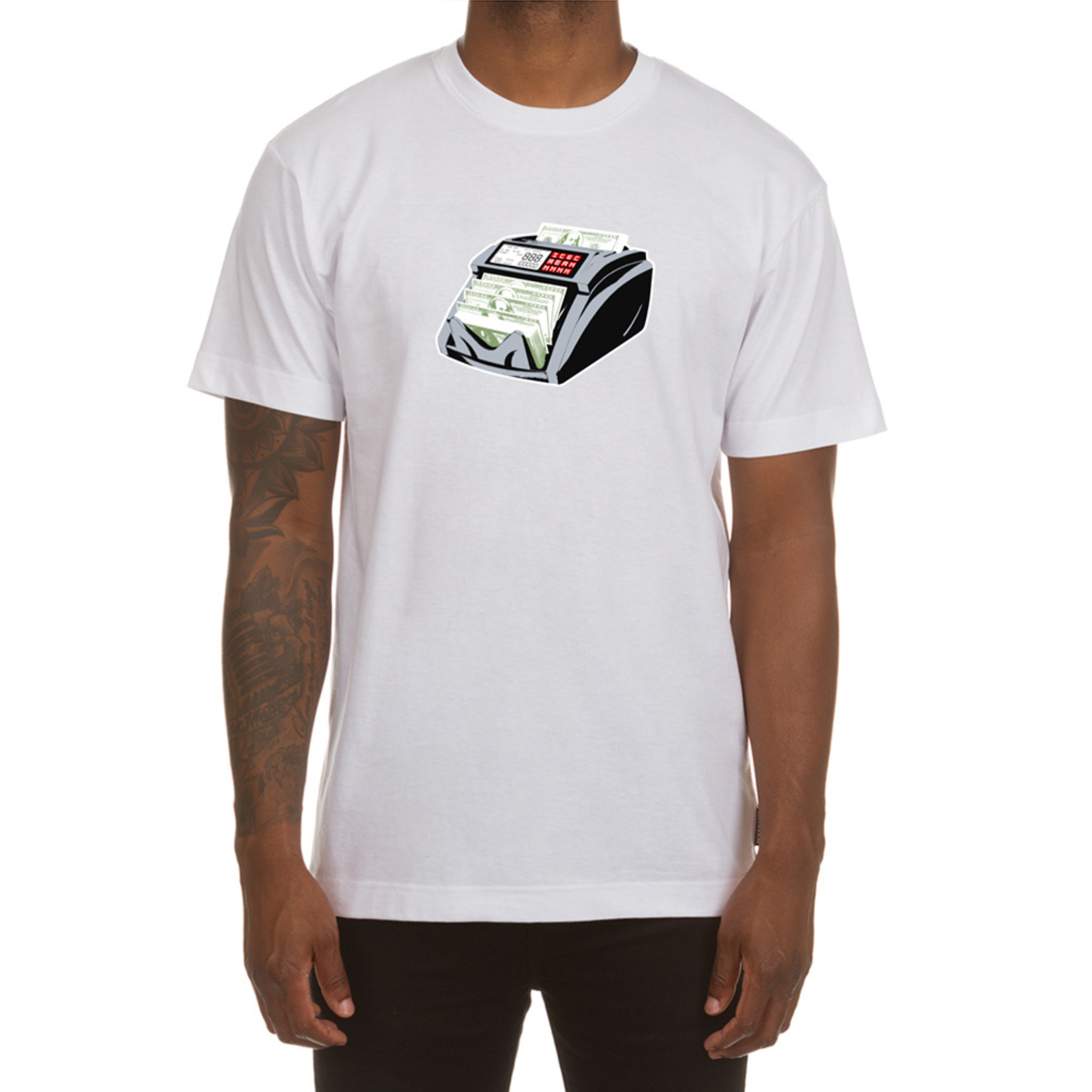 Icecream Count Em SS Tee (White) - Ice Cream
