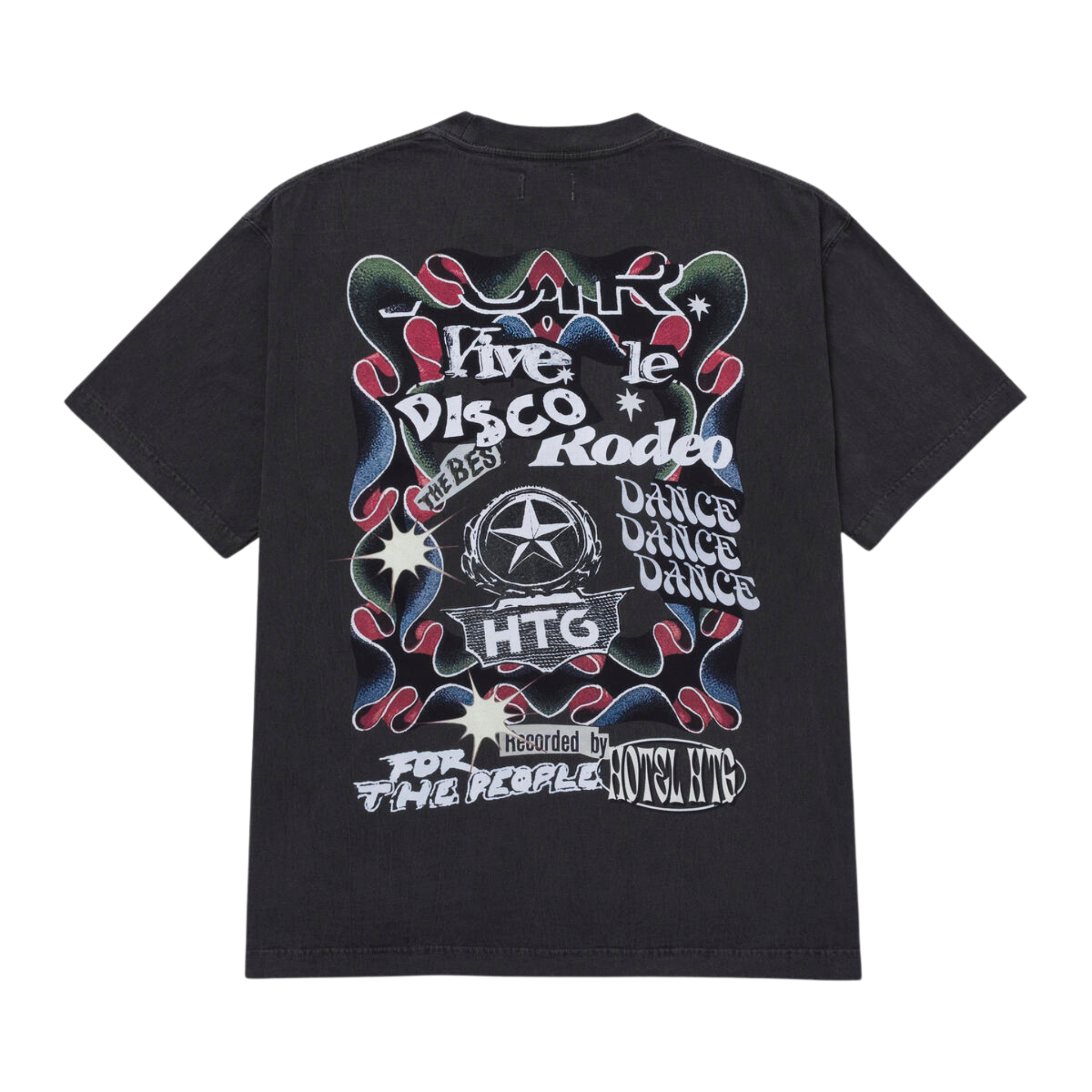 Honor The Gift Vinyl Disco Rodeo T-Shirt (Black) - Honor The Gift