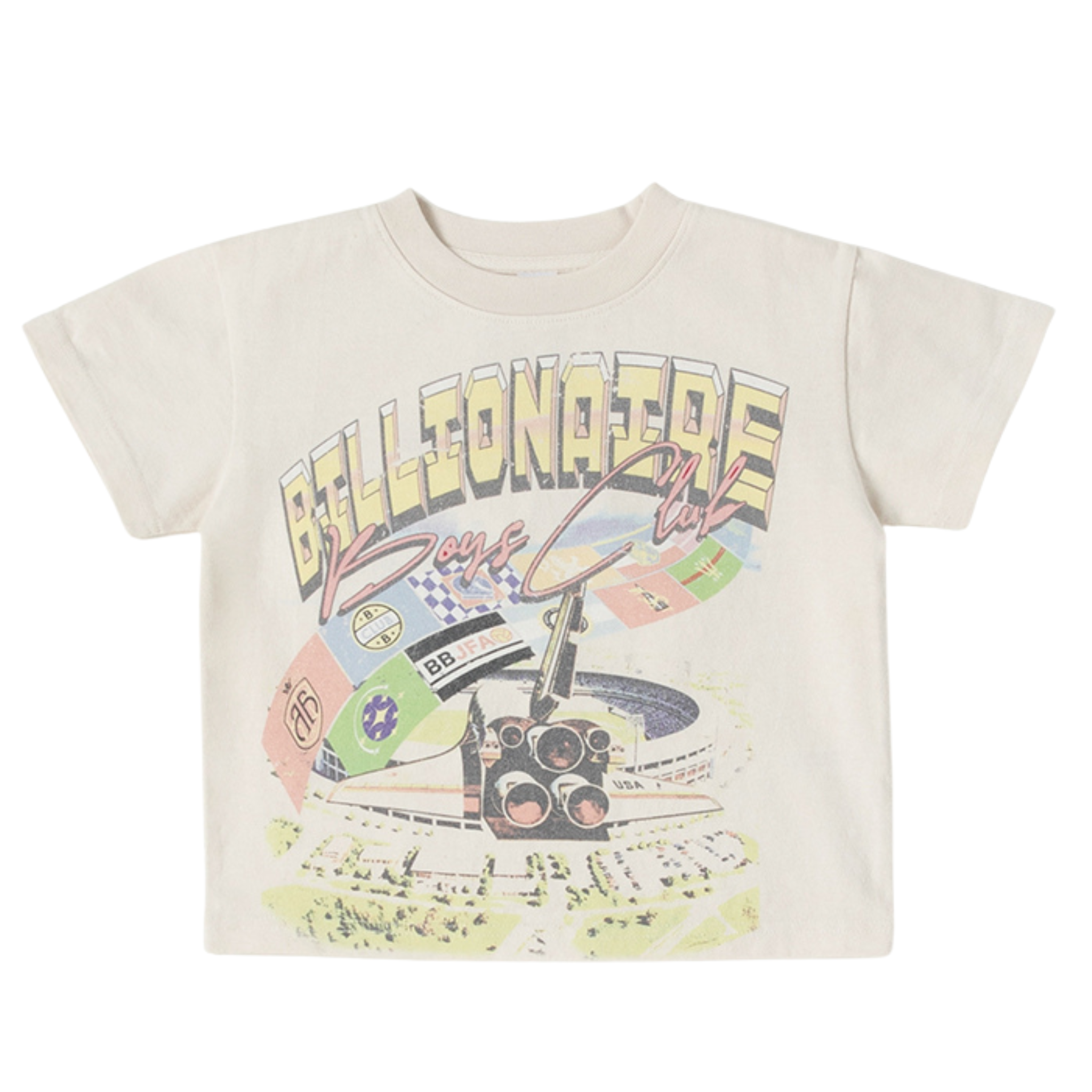 Kids Billionaire Boys Club "Finals 03" SS Knit (Whisper White)