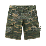 DRY ROT "Unruly" Cargo Shorts (Camo)