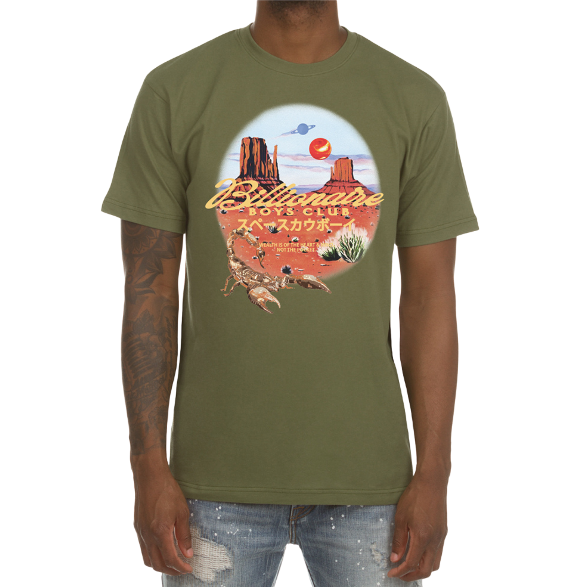 Billionaire Boys Club BB Scorpion SS Tee (Capulet Olive) - Billionaire Boys Club