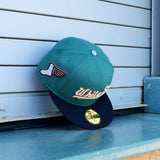New Era Chicago White Sox Side Patch Fitted (Teal/Navy) - New Era