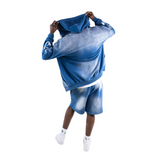 Dry Rot Rough Rider Hoodie (Blue) - Dry Rot