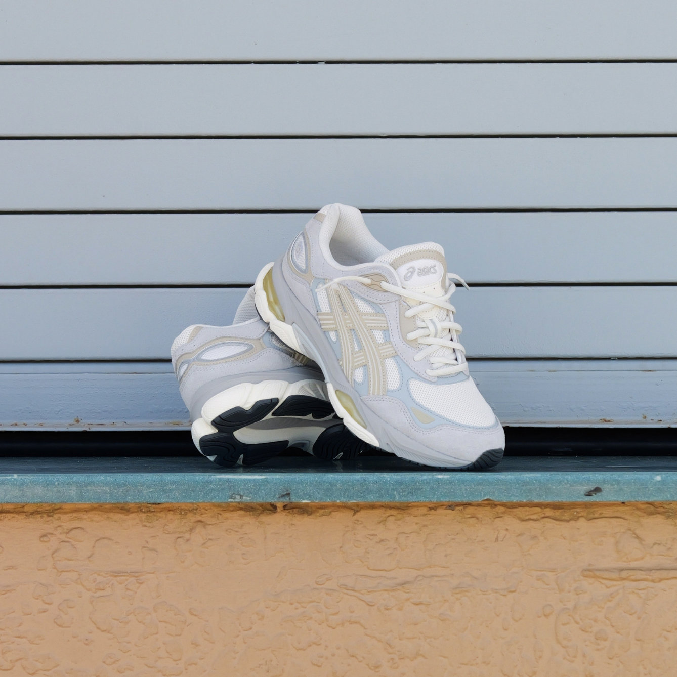 Mens Asics Gel-NYC 2.0 (Cream/Concrete) - Asics