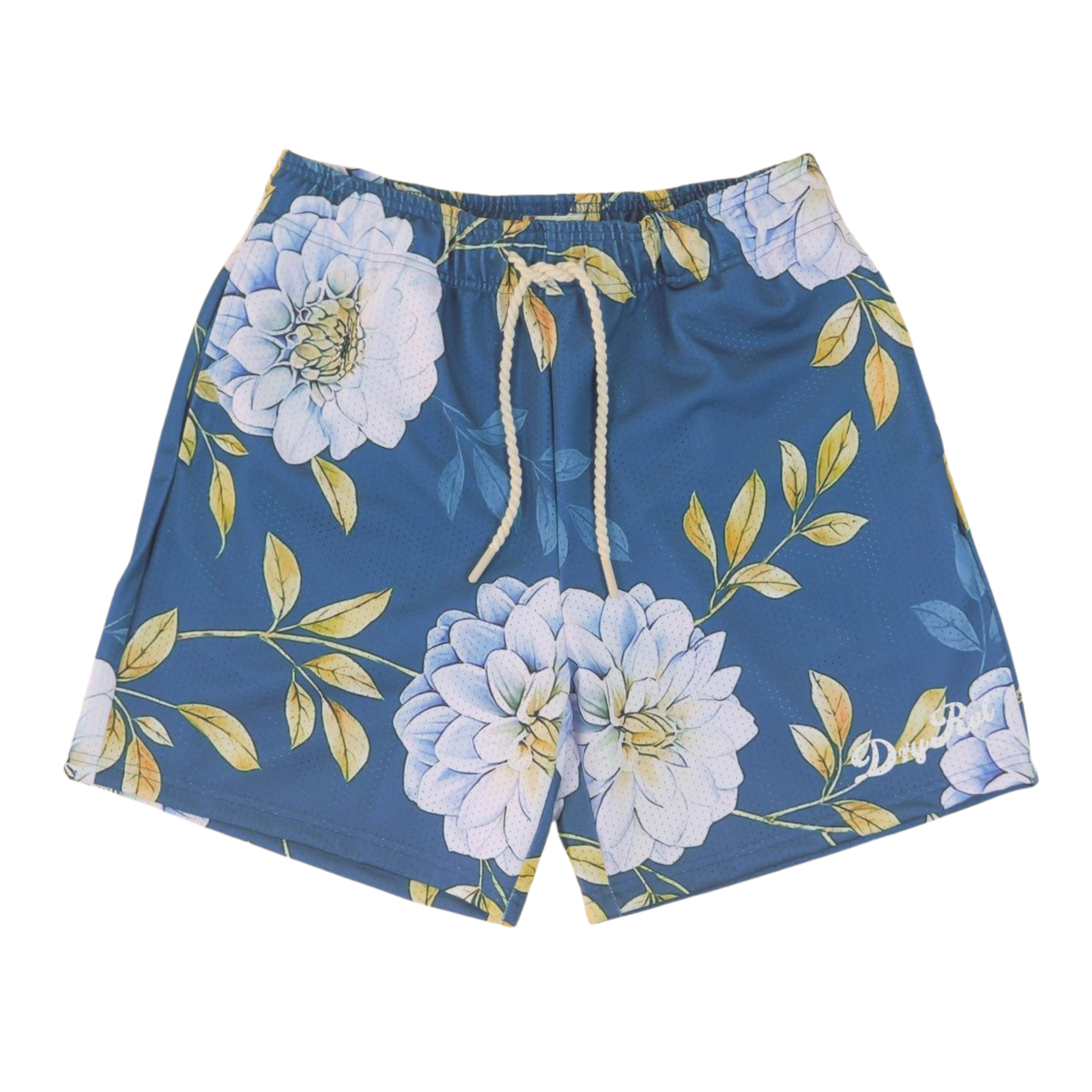 Dry Rot Floral 2.0 Mesh Short (Blue) - Dry Rot