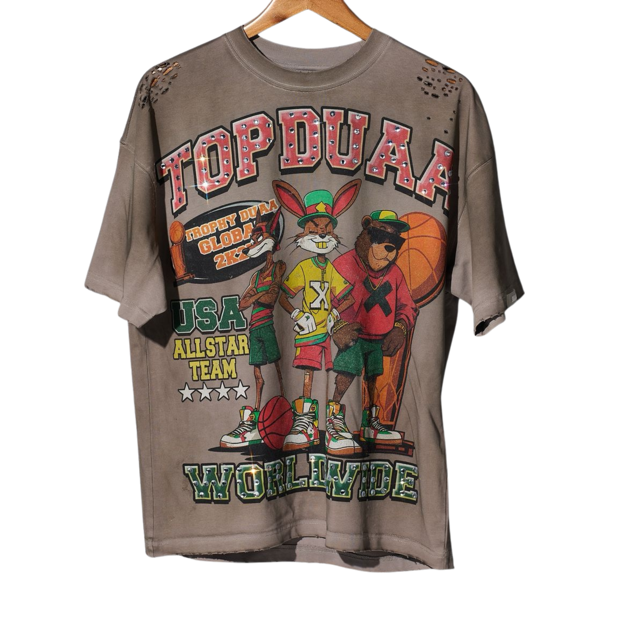 DUAA "All Star" SS Tee (Grey)