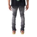 Serenede "Fume" Jeans (Faded Black Smoke Wash) - Serenede