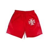 Mixed Emotion "Classic" Nylon Shorts (Red) - Mixed Emotion