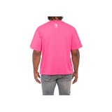 Billionaire Boys Club Smile SS Knit CROPPED FIT (Carmine Rose)
