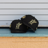 New Era Florida Marlins 1997 World Series 9FIFTY A-Frame Snapback-(Black/Gold) - New Era