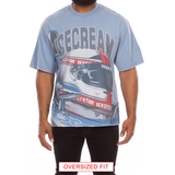 Icecream "Sponsor" SS Knit Oversized Tee (Allure) - Ice Cream