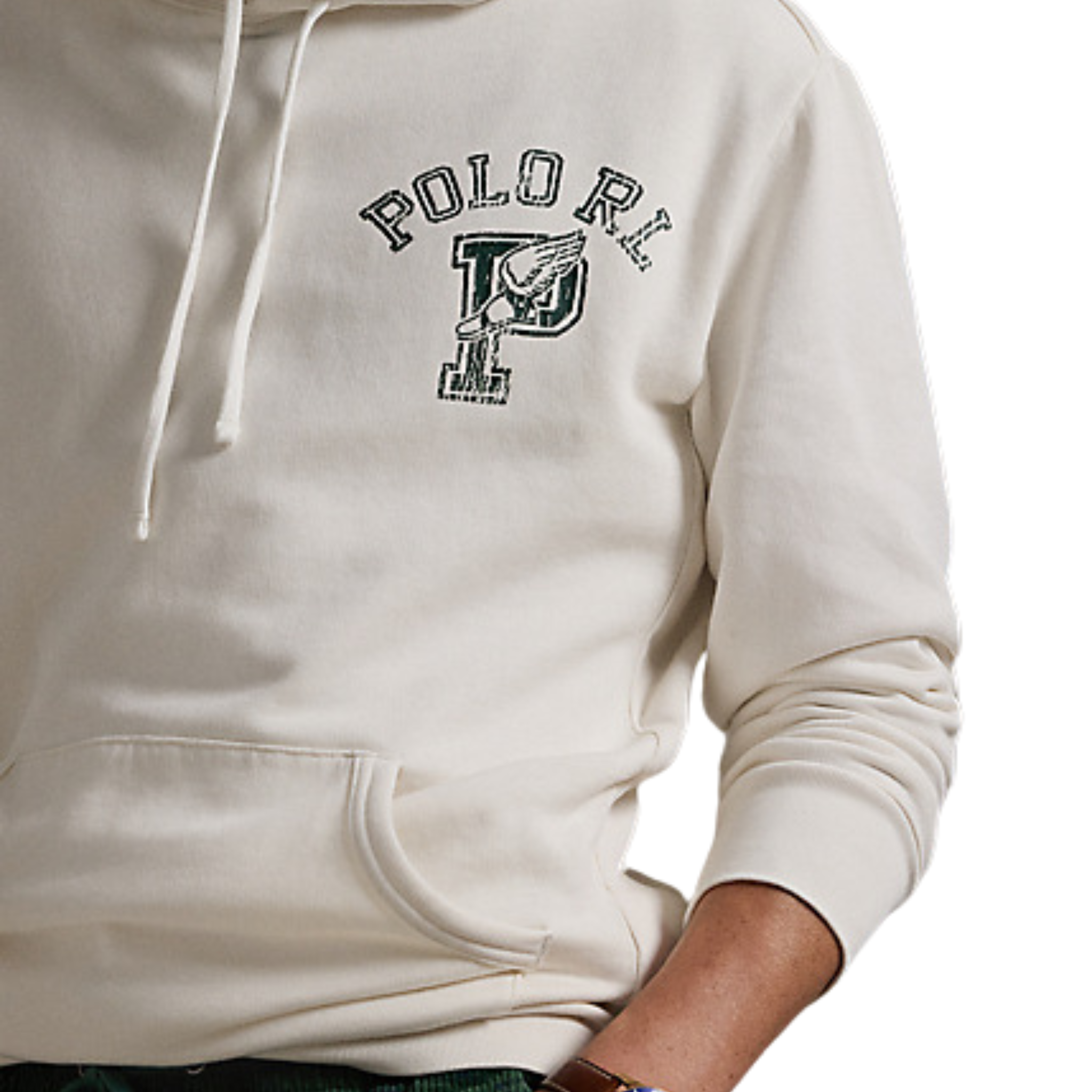 Polo Ralph Lauren P-Wing Fleece Hoodie (White) - Polo Ralph Lauren