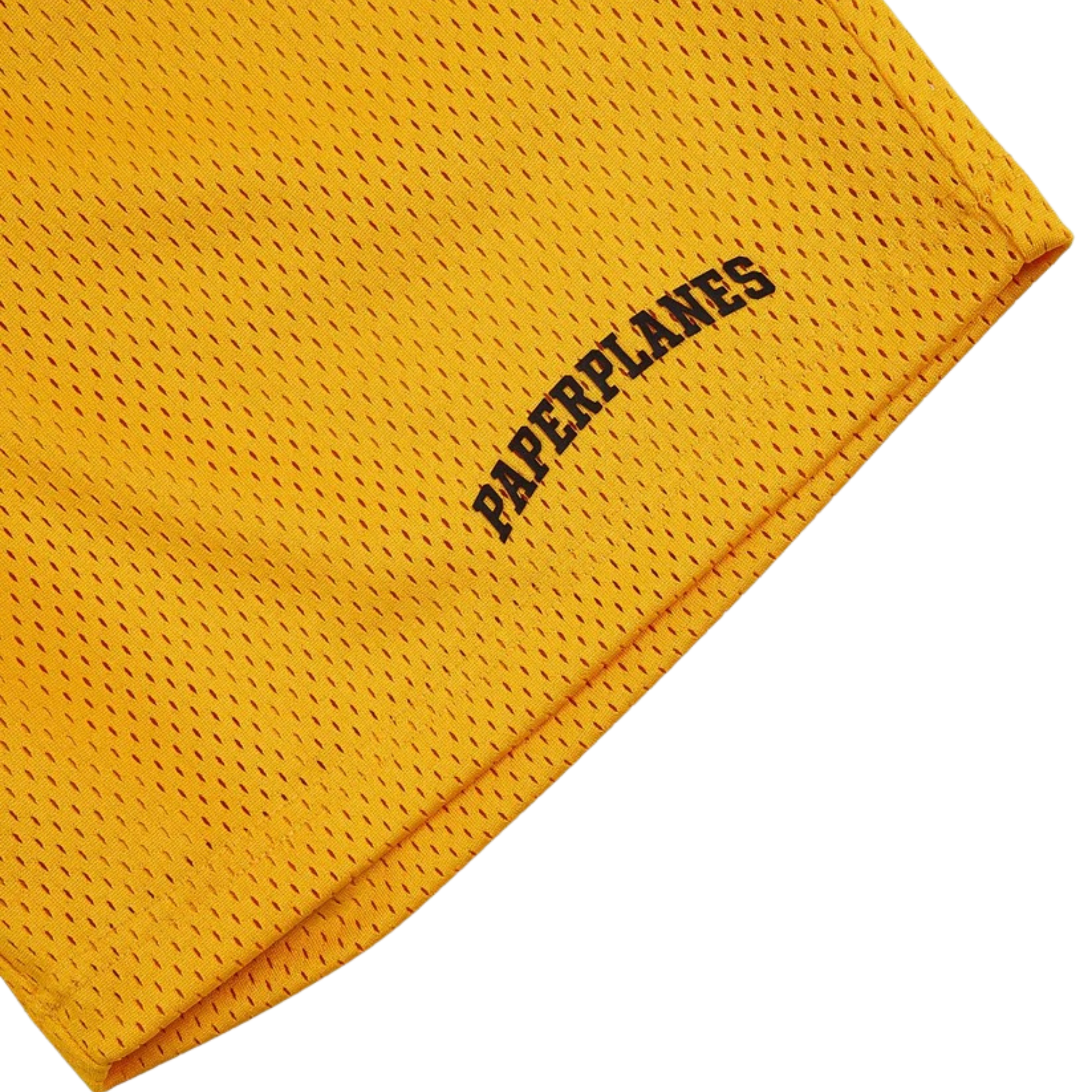 PAPER PLANES  Mesh Basketball Shorts (Yellow) - Paper Plane