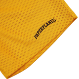 PAPER PLANES  Mesh Basketball Shorts (Yellow) - Paper Plane
