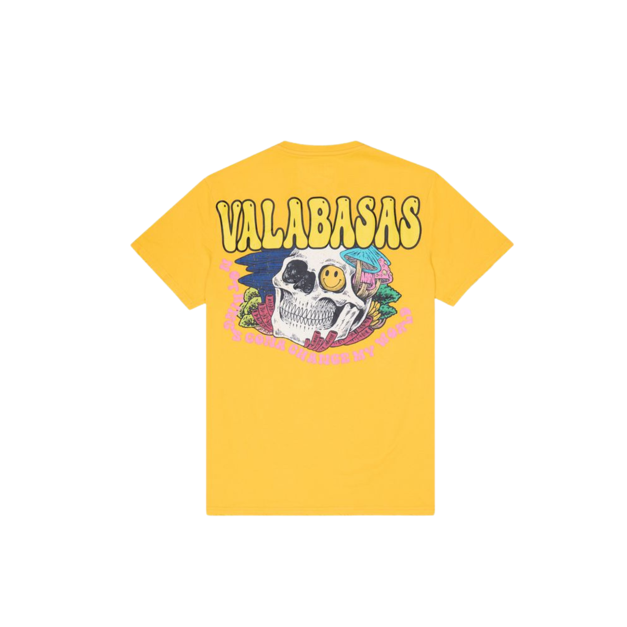 Valabasas "My World" Tee (Vintage Egg Yellow) - VALABASAS