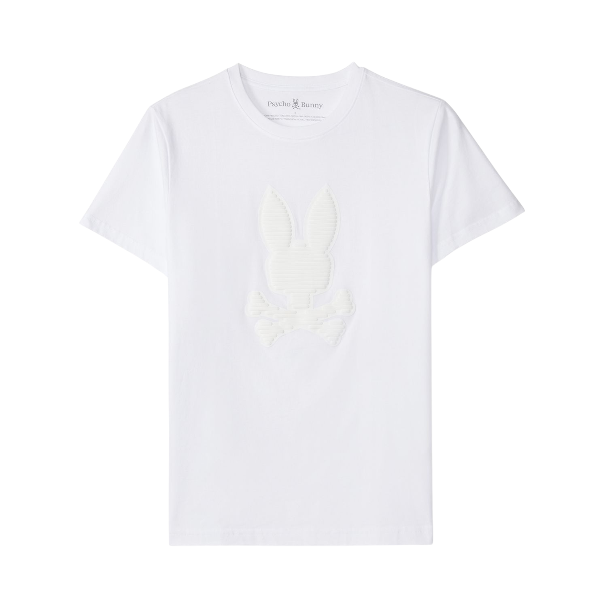 Psycho Bunny Kingston Graphic Tee (White) - Psycho Bunny