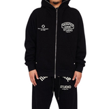 Memory Lane Studio Zip Hoodie (Vintage Black) - Memory Lane