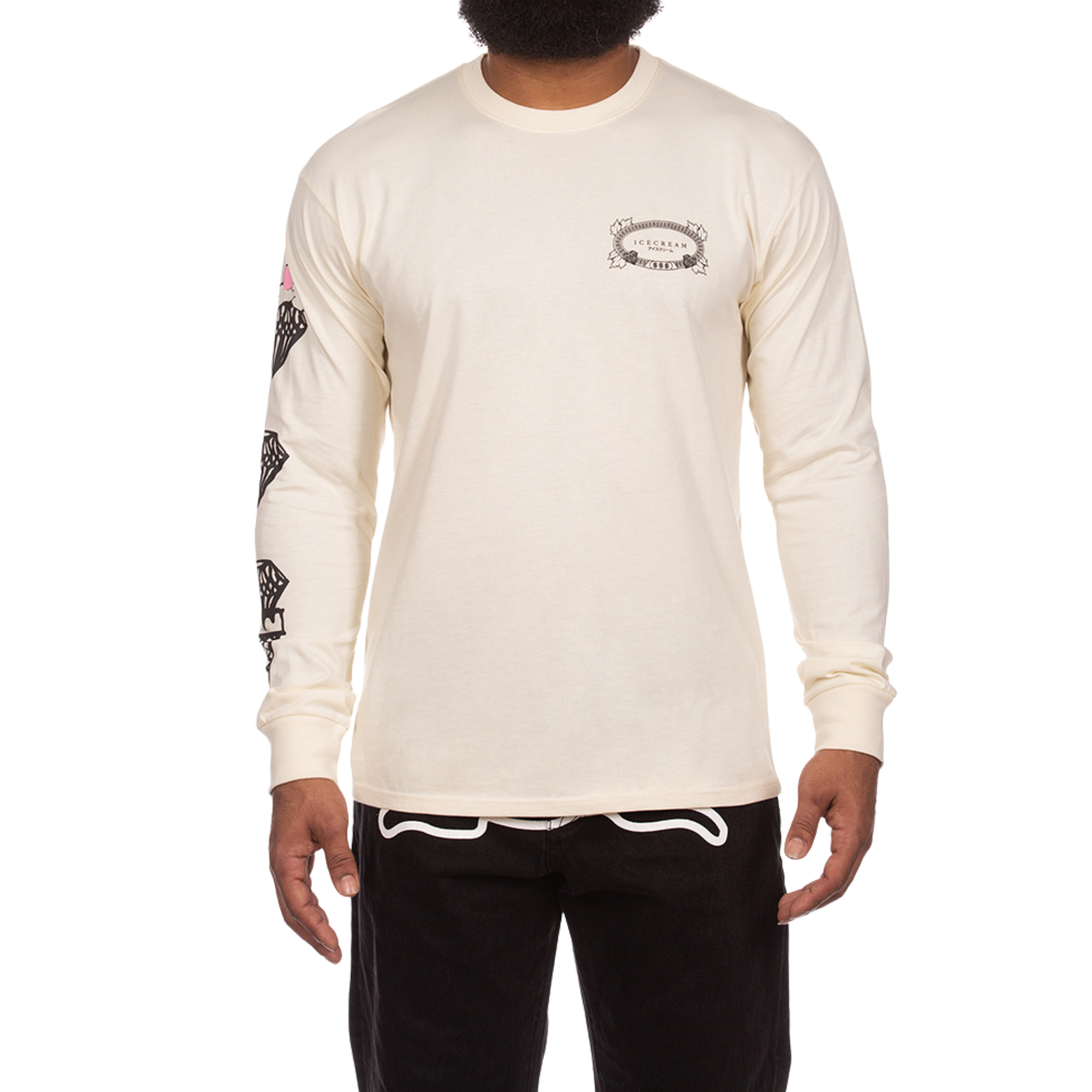 Icecream GFH/GFW LS Tee (Antique White) - Ice Cream