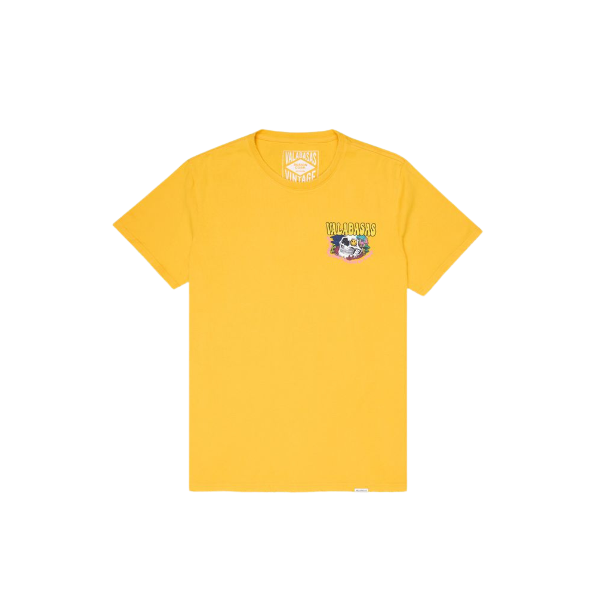 Valabasas "My World" Tee (Vintage Egg Yellow) - VALABASAS