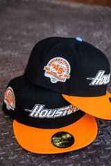 New Era Houston Astros 45th Anniversary Sky UV (Black/Orange) 59Fifty Fitted - New Era