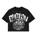 Mixed Emotion "Monster" Cropped Tee (Black) - Mixed Emotion