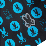 Psycho Bunny Arnold All Over Print Swim Trunk (Black) - Psycho Bunny