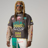 DUAA "Power" LS Tee (Charcoal/Khaki) - DUAA