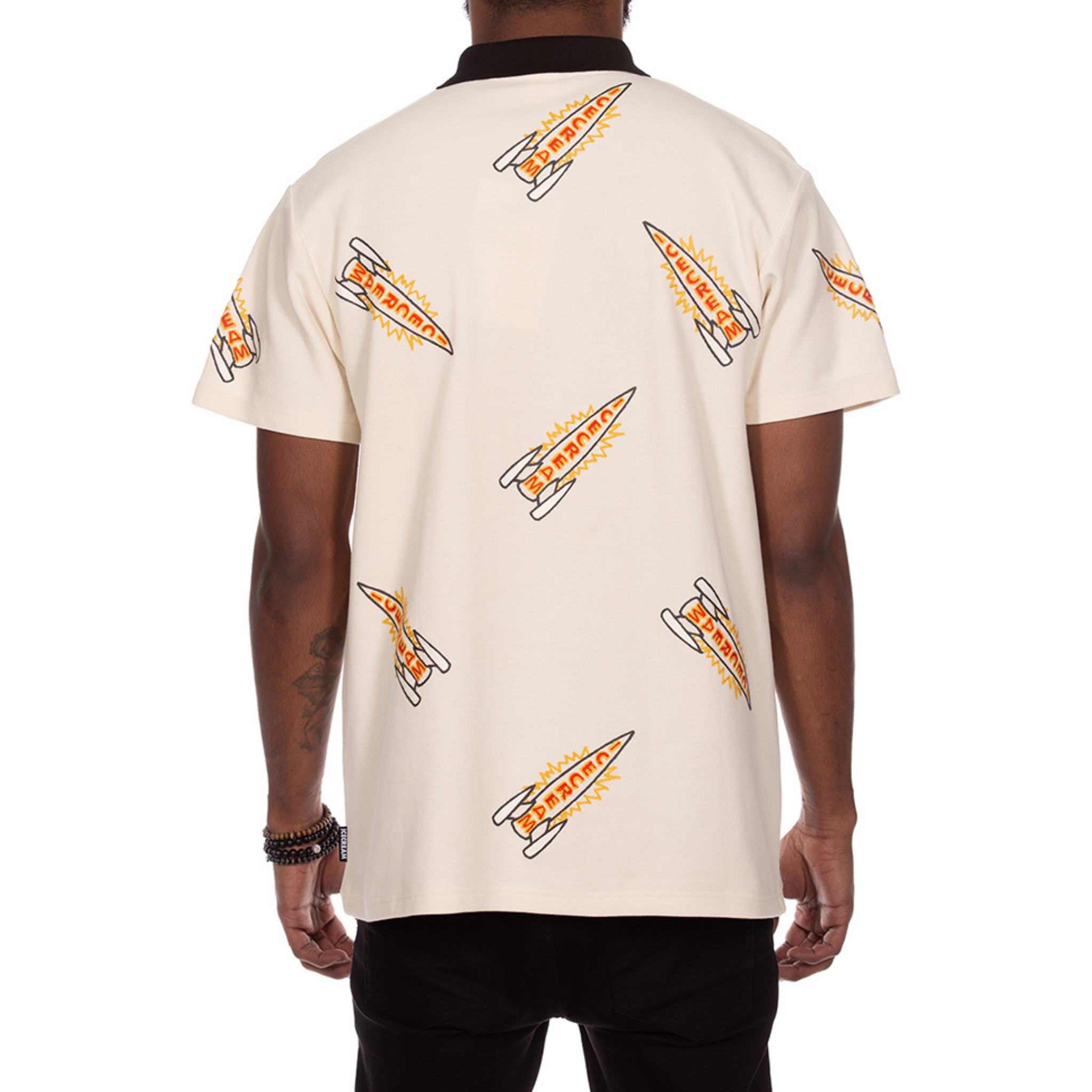 Icecream "Anchor" SS Polo (Antique White) - Ice Cream
