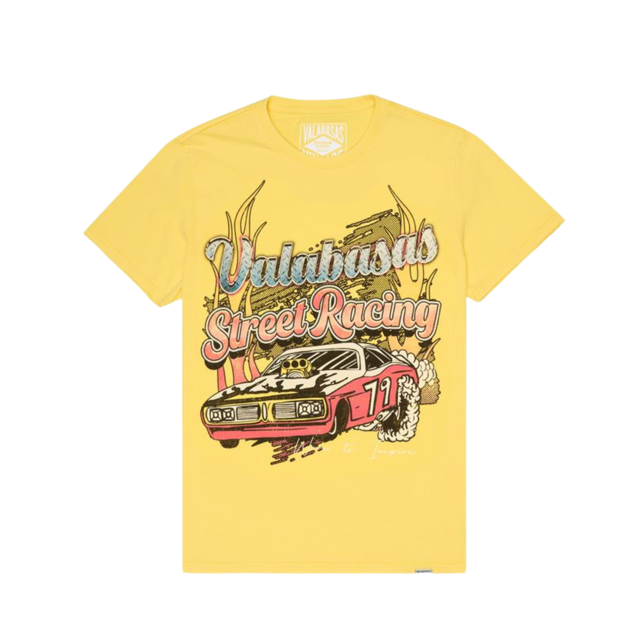 Valabasas "Crush" Tee (Vintage Lemon Yellow) - VALABASAS
