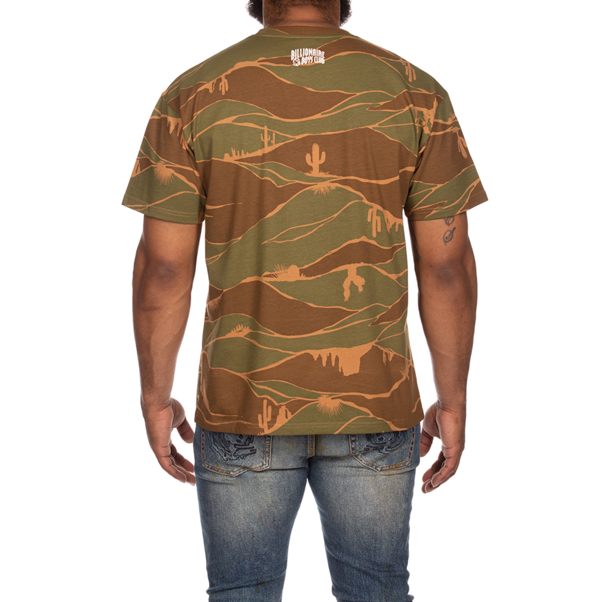 Billionaire Boys Club BB Helmet Camo SS Tee (Capulet Olive) - Billionaire Boys Club