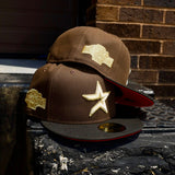 New Era Houston Astros 2004 All-Star Game Side Patch Red UV 59Fifty Fitted (Walnut/Black)