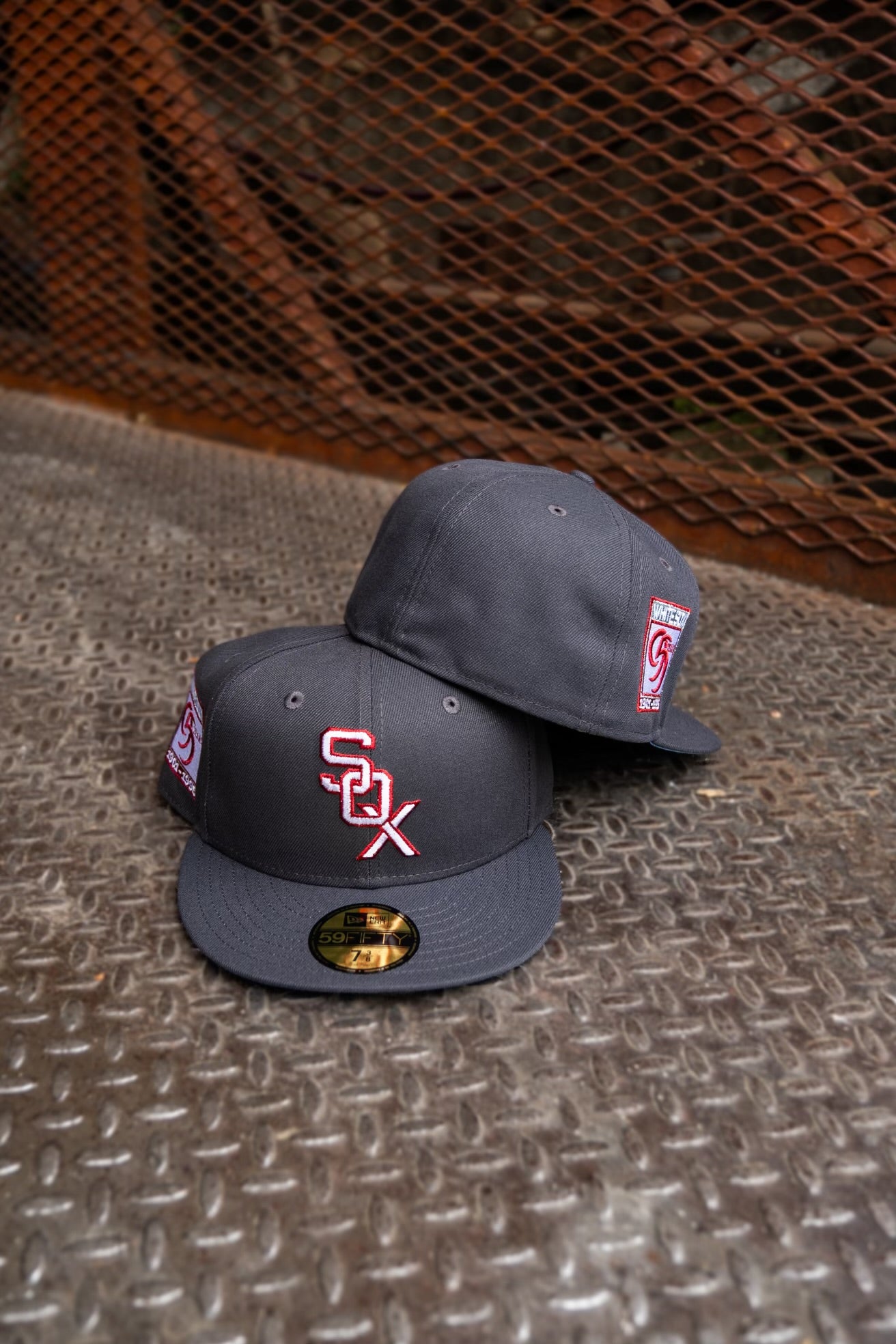New Era Chicago White Sox 95 Years Sky UV (Graphite) 59Fifty Fitted - New Era