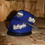 New Era Los Angeles Dodgers 40th Anniversary Side Patch Fitted (Royal/Black)