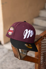 New Era Diablos Rojos Del Mexico Grey UV (Maroon/Black) 59Fifty Fitted - New Era