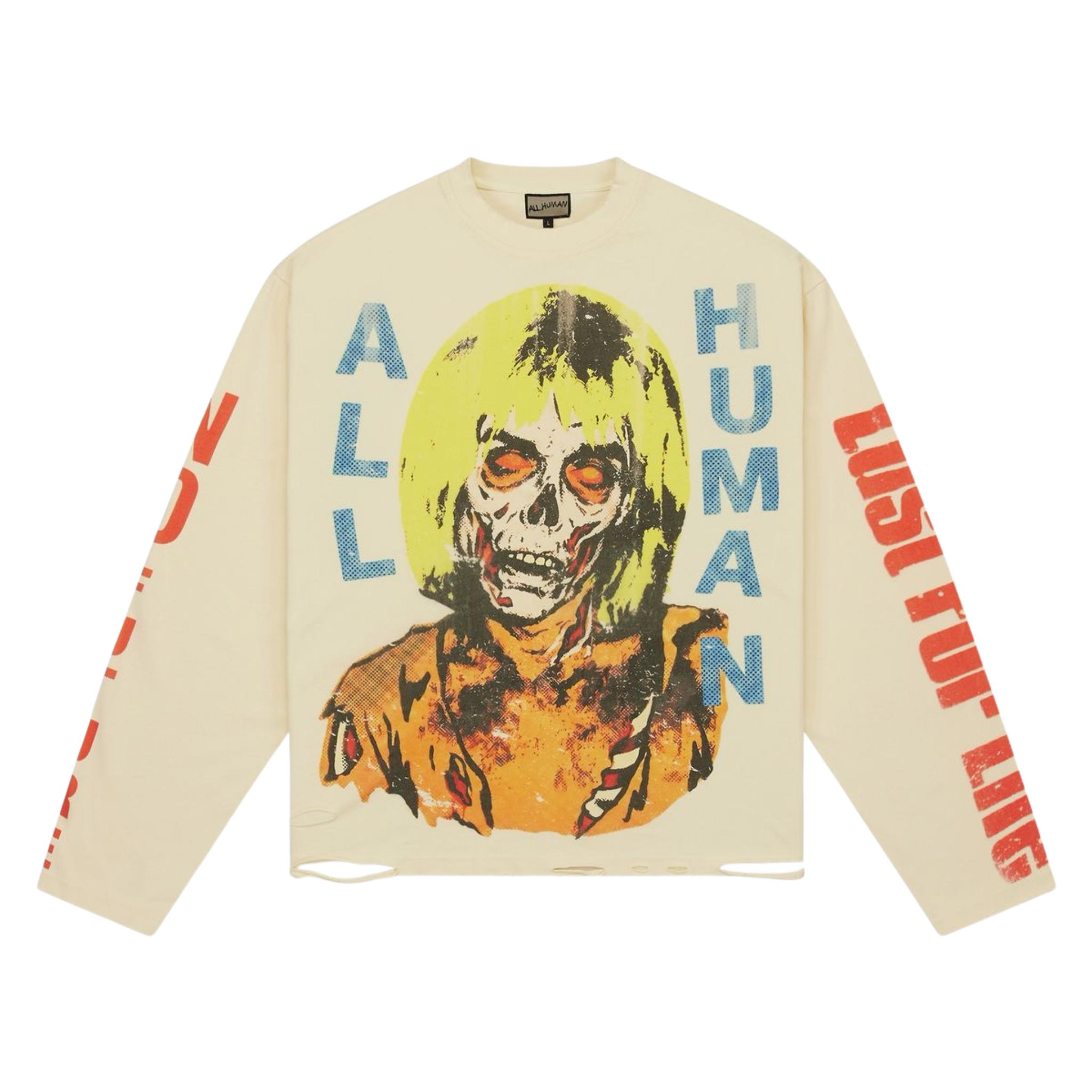 All Human "No Future" LS (Cream) - All Human