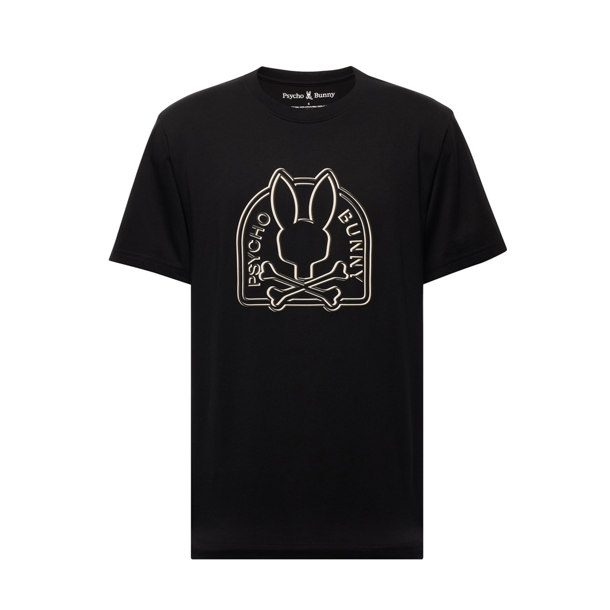 Psycho Bunny Melbourne Graphic Tee (Black) - Psycho Bunny