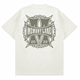 Memory Lane M Patch Tee (Off White) - Memory Lane