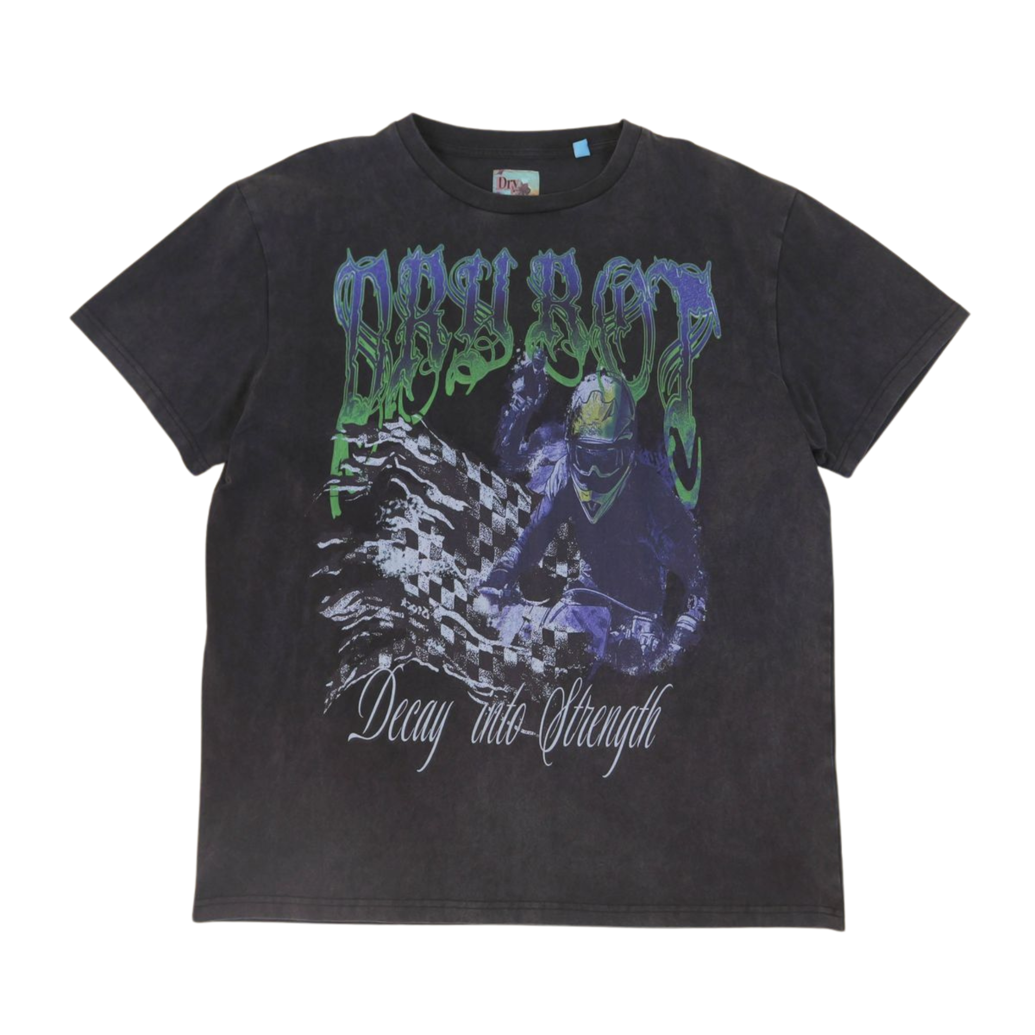 Dry Rot Motto Tee (Black) - Dry Rot