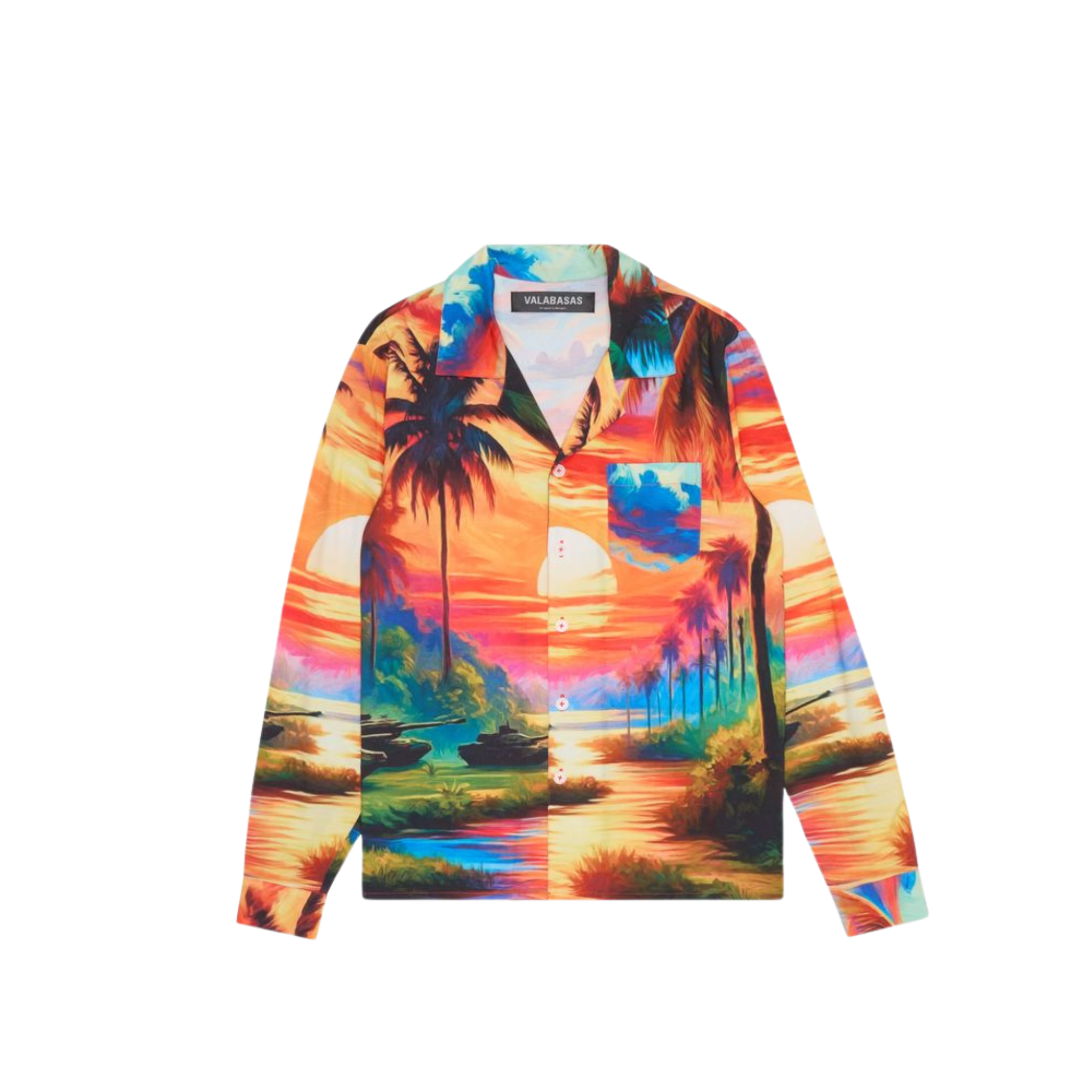 Valabasas "Casa" Button Up (Multi) - VALABASAS