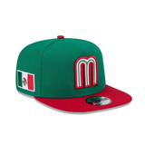 Mexico 2026 World Baseball Classic 9FIFTY A-Frame Snapback- Green