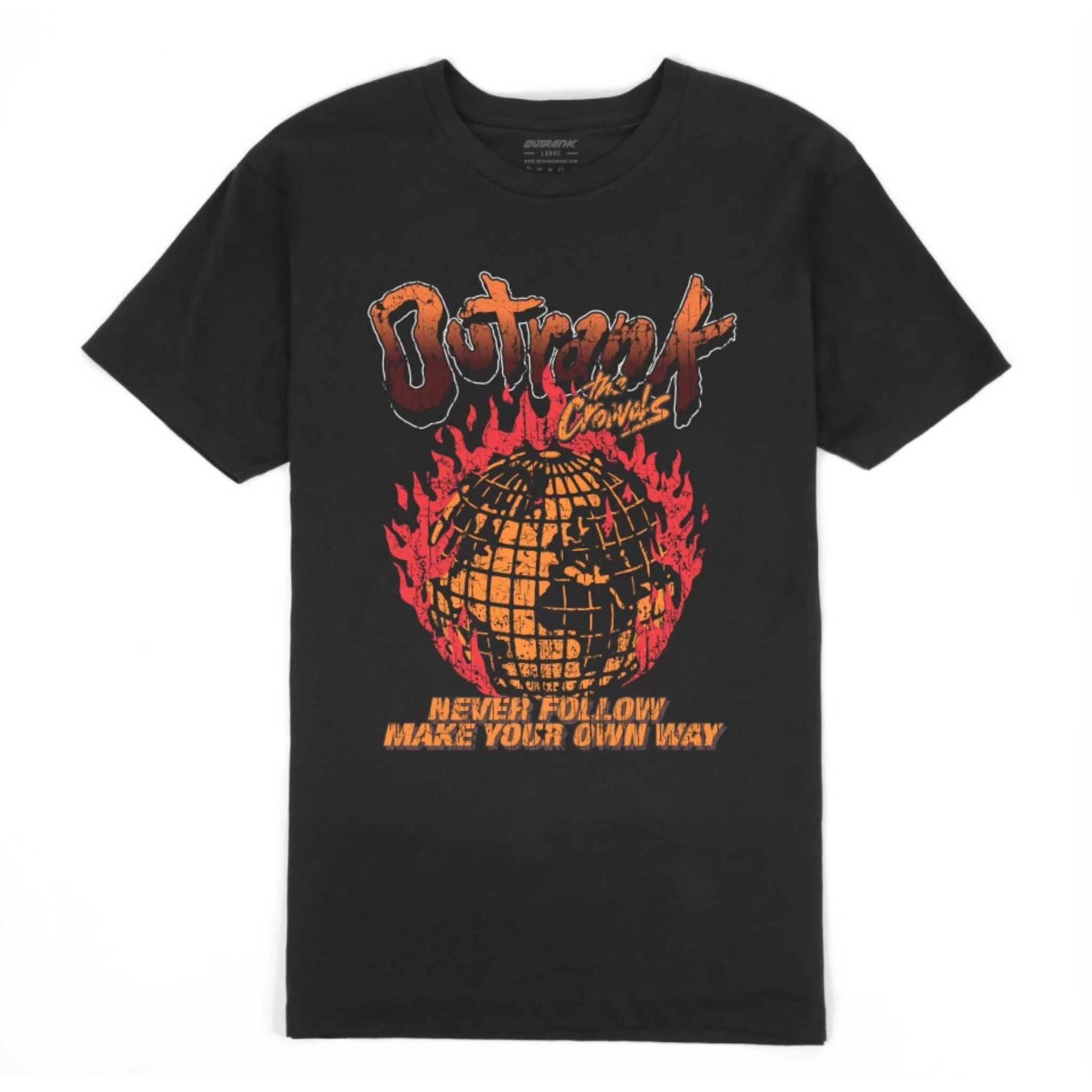 Outrank "Never Follow" (Black) - Outrank