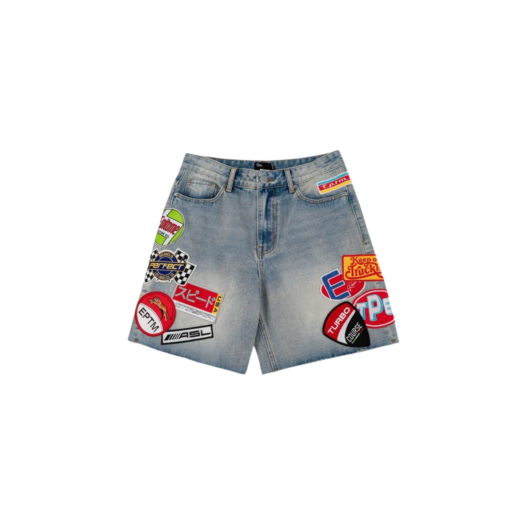 EPTM "Roadster" Denim Shorts" (Blue)